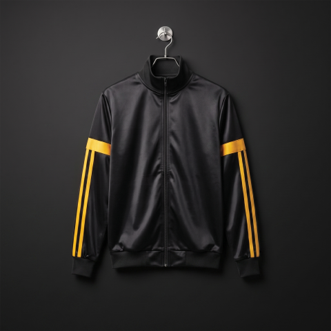 Tracksuit (ကတ္တီပါအနက် အ၀ါစပ်(လူကြီး))