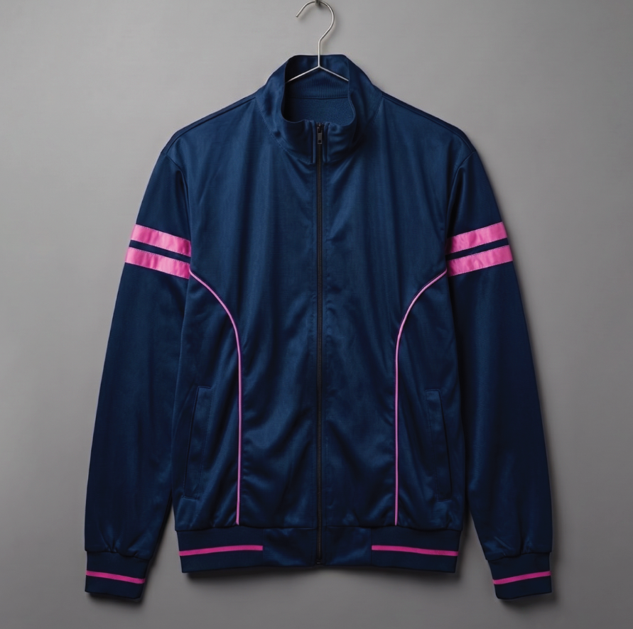 Tracksuit (ကတ္တီပါနက်ပြာပန်းစပ်) image 1