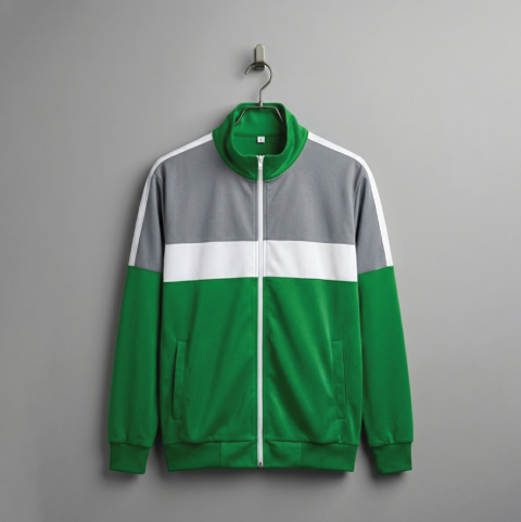 Tracksuit Yashika (ယာရှီကာအစိမ်းခဲဖျော့ဖြူစပ်)