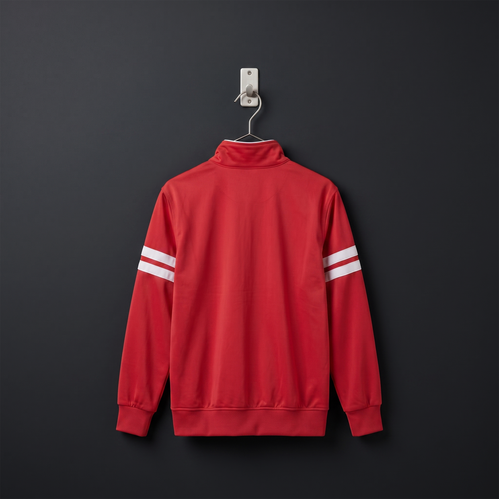 Tracksuit (ကတ္တီပါအနီရင့် ဖြူစပ်) image 1