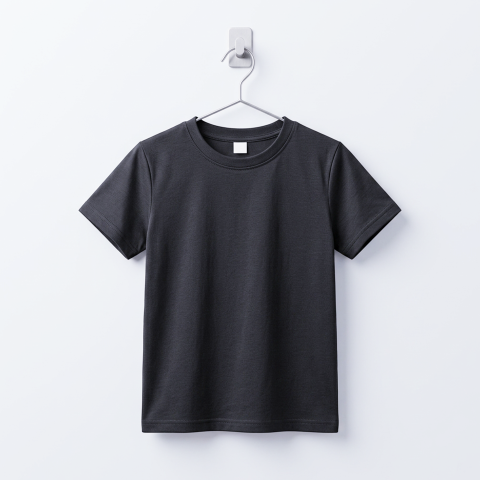 T Shirt COM သား အနက် ကလေး