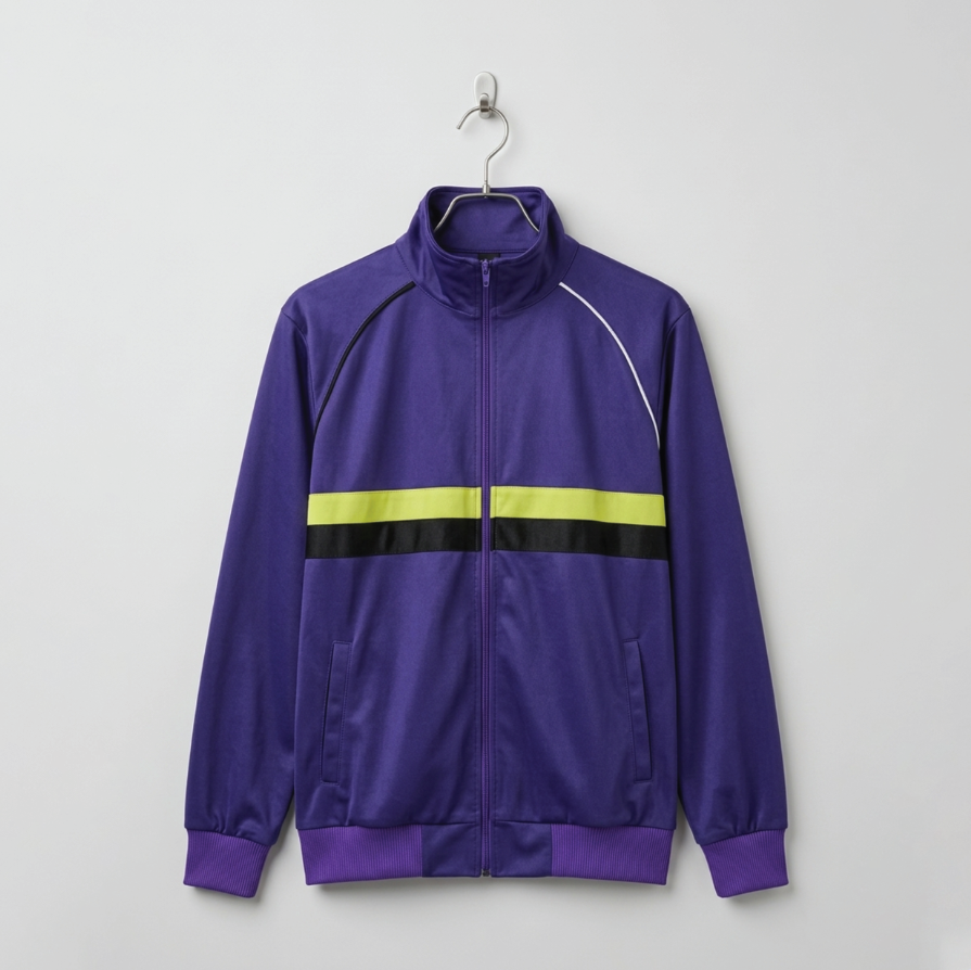 Tracksuit (ကတ္တီပါခရမ်းဝါစပ်အထူသား) image 1
