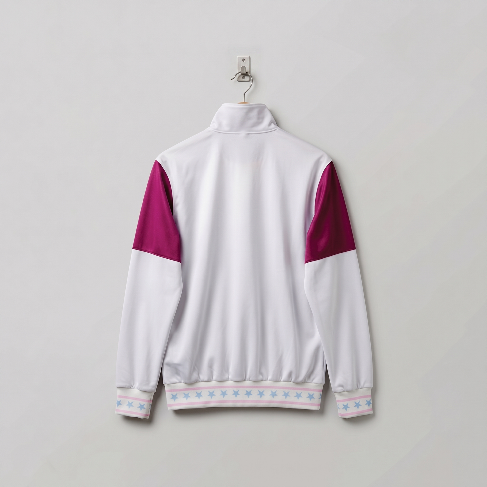 Tracksuit (ကတ္တီပါအဖြူ ပန်း ခရမ်းစပ် အစည်းကြယ်) image 1