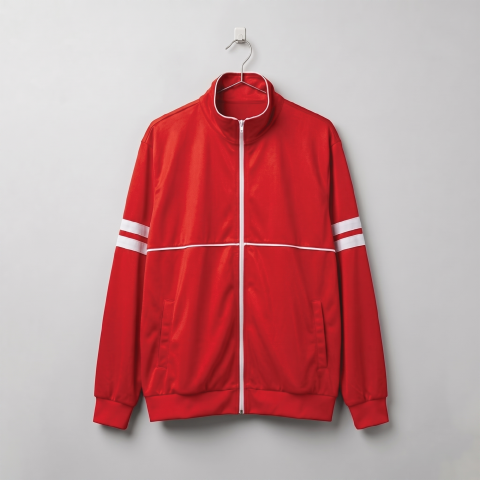 Tracksuit (ကတ္တီပါအနီဖြူစပ်)