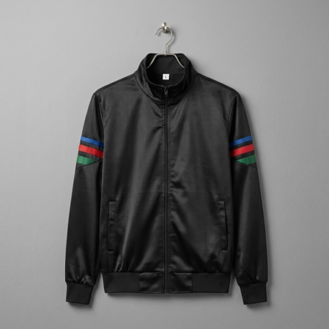 Tracksuit (ကတ္တီပါအနက် ပြာနီစိမ်းစပ်)