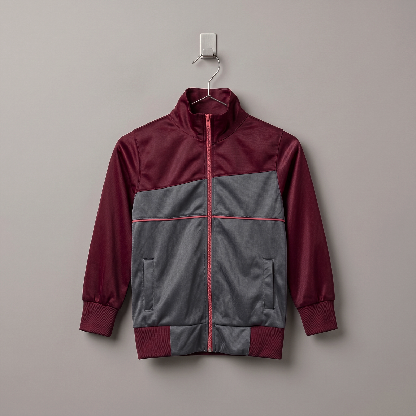 Baby Tracksuit (ကတ္တီပါအနီခဲရင့်စပ် စပေါ့နီ(အရောင်ကွဲပါ)) image 4