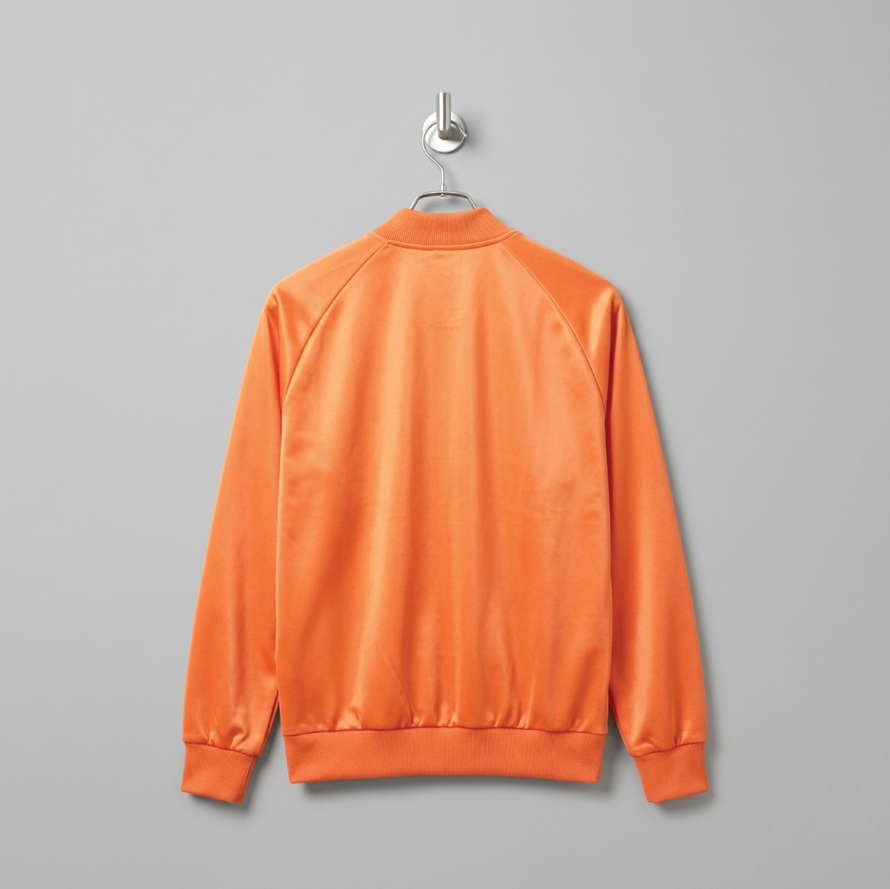 Tracksuit (ကတ္တီပါလိမ္မော်လိုင်းသုံးလိုင်းအဖြူ) image 2