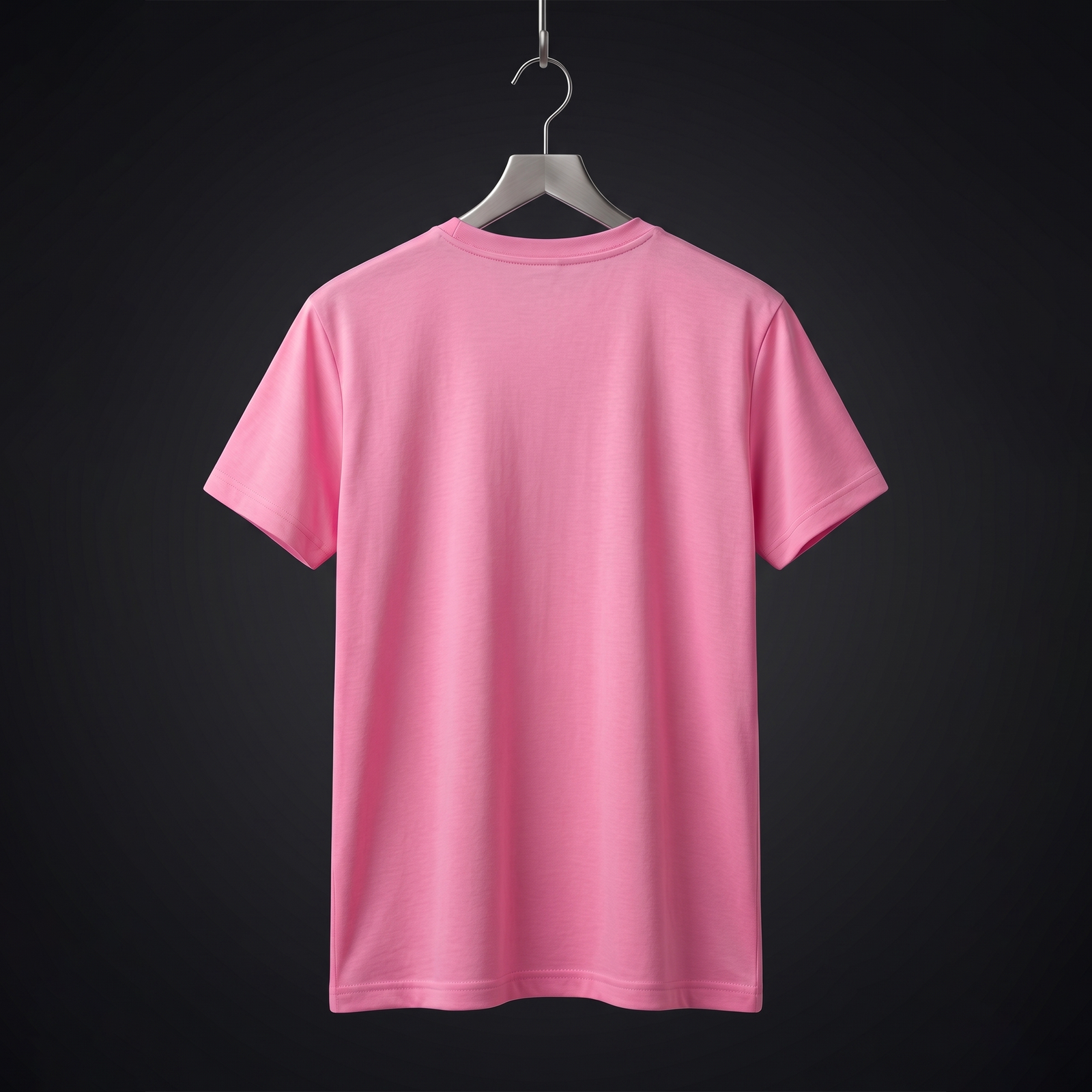 T Shirt CVC သား ပန်းရောင် image 2