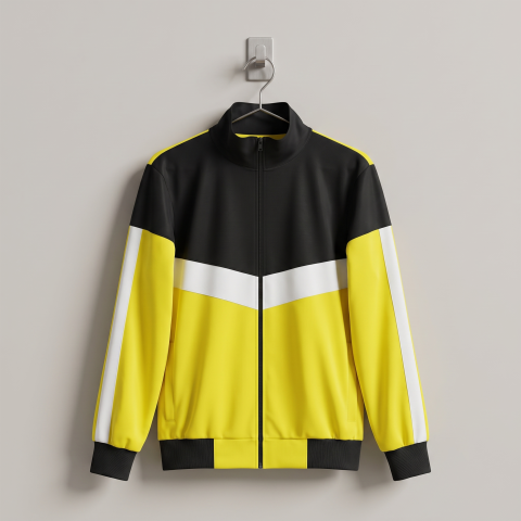 Tracksuit (ကတ္တီပါအ၀ါ အနက်စပ်)