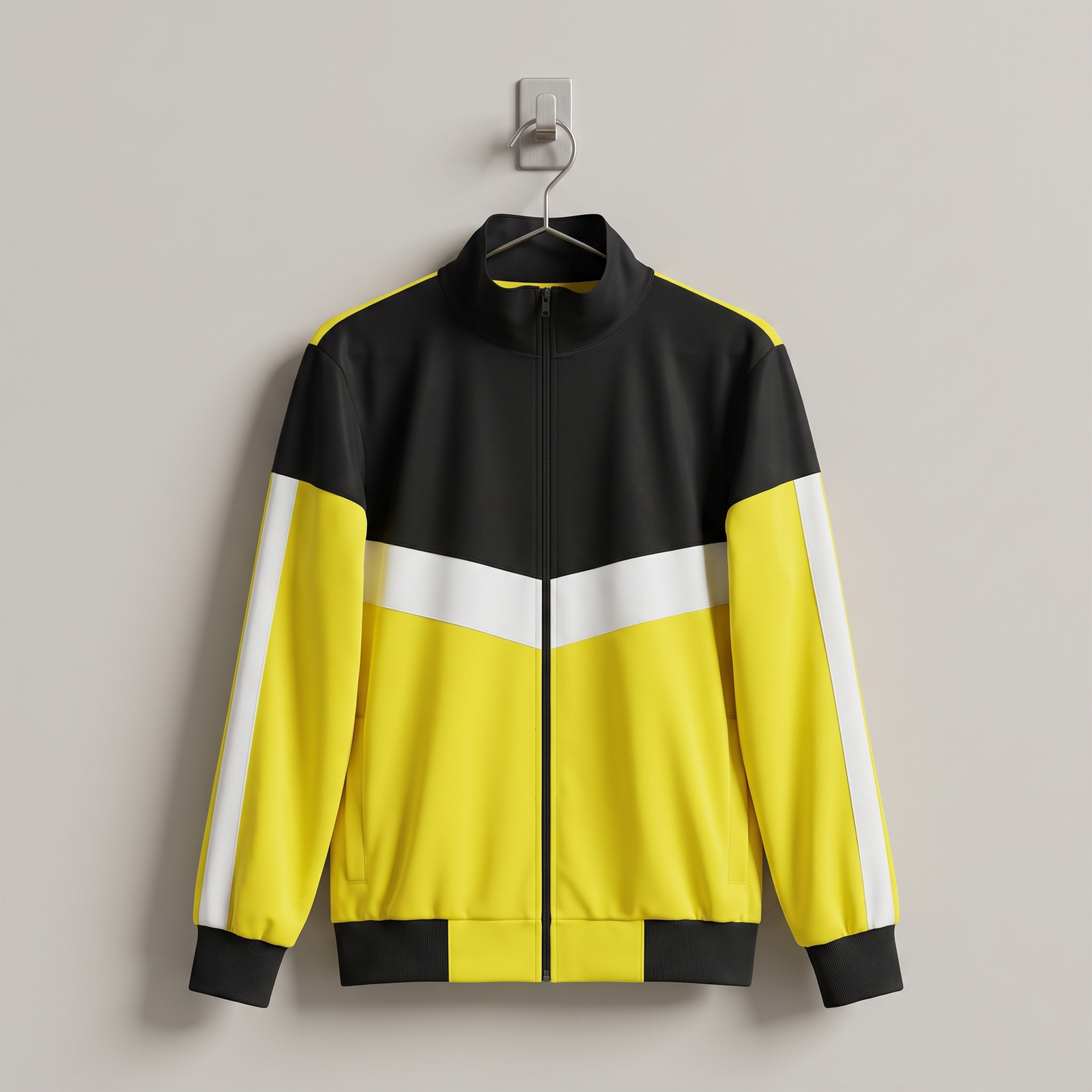 Tracksuit (ကတ္တီပါအ၀ါ အနက်စပ်) image 1
