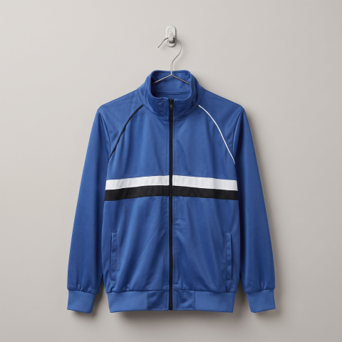 Tracksuit (ကတ္တီပါ အပြာ အဖြူအနက်စပ်)