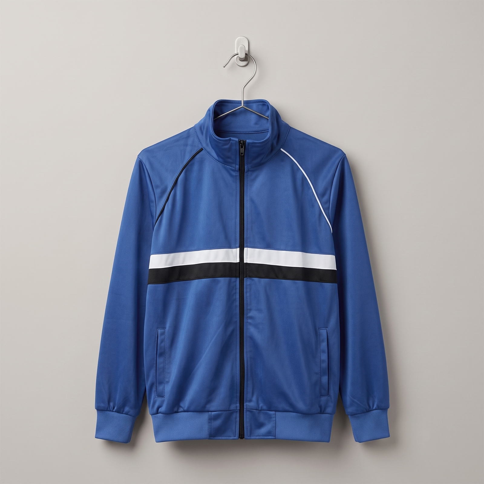 Tracksuit (ကတ္တီပါ အပြာ အဖြူအနက်စပ်) image 2