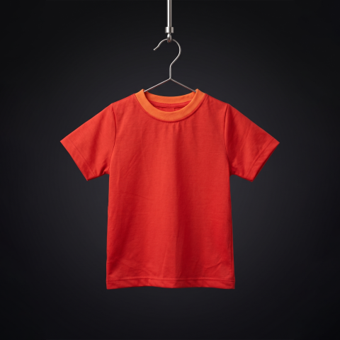 T Shirt SPသား လိမ္မော်နီ ကလေး