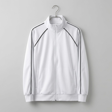 Tracksuit (ကတ္တီပါအဖြူစပေါ့အနက်)