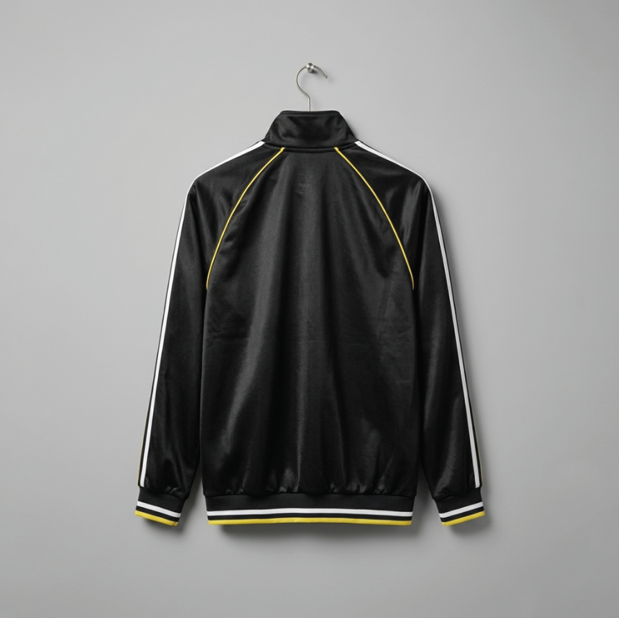 Tracksuit (ကတ္တီပါအနက်လိုင်းသုံးလိုင်းစပေါ့ဖြူ) image 2