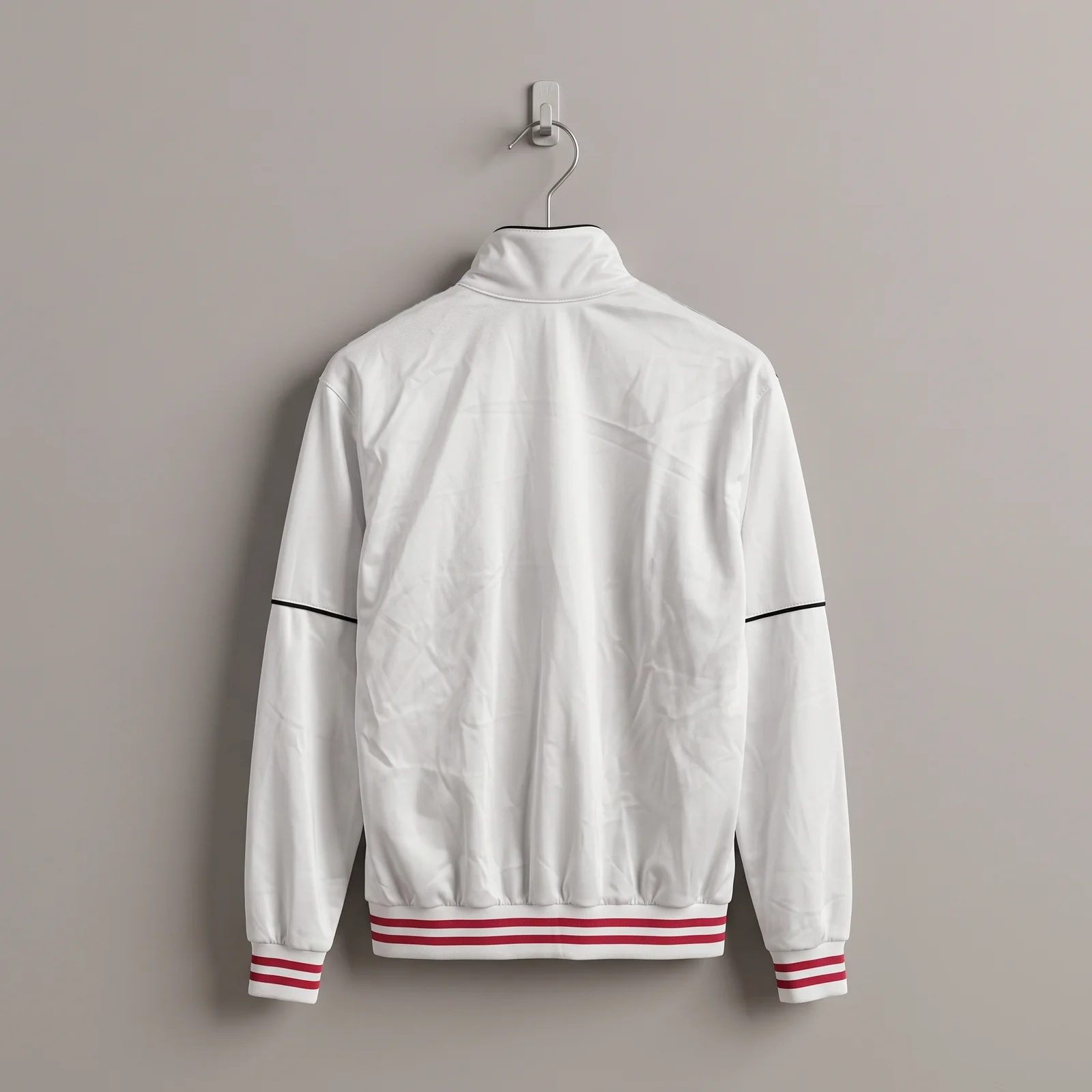 Tracksuit (ကတ္တီပါဖြူပန်းခရမ်းစပ် ပေါ့နက်) image 2